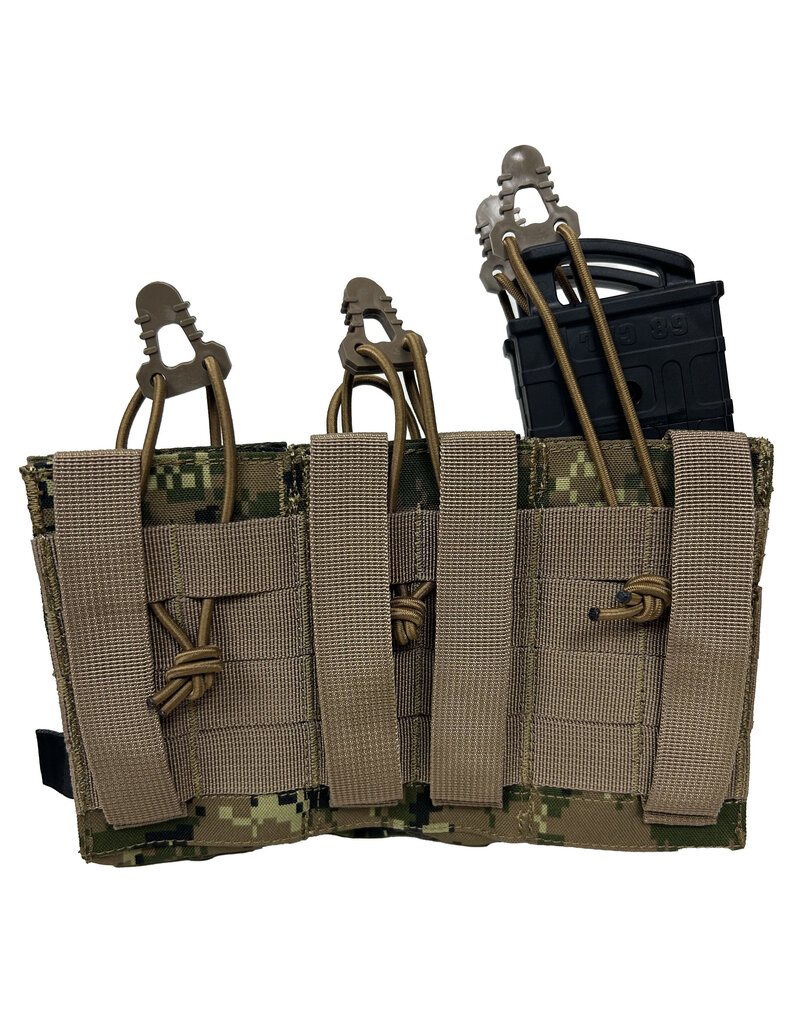 MILCOT MILITARY POCHETTE CHARGEUR DOUBLE OPEN TRIPLE 6X 5.56 M/4  MT MILCOT