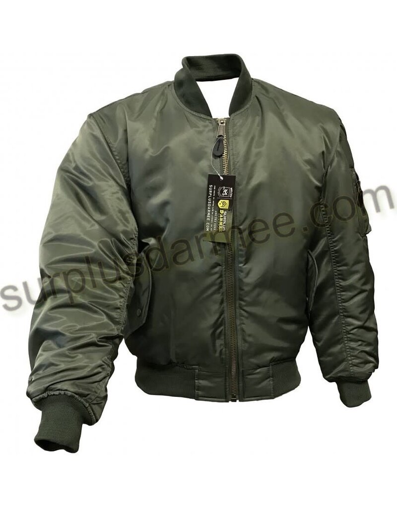 SGS Aviation Bomber Jacket MA-1 Olive Sage SGS