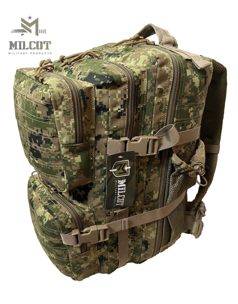 MILCOT MILITARY SAC A DOS ASSAULT PACK 35L CAMO DIGI-TAN MILCOT