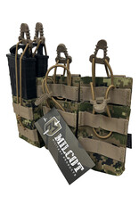MILCOT MILITARY DOUBLE OPEN TRIPLE MAGAZINE POUCH 6X 5.56 M/4 MILCOT