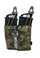 MILCOT MILITARY DOUBLE OPEN MAGAZINE POUCH 5.56 M/4 LASER-CUT MILCOT