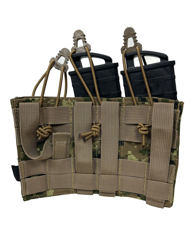 MILCOT MILITARY Pochette Chargeur Open Triple 5.56 M/4  Laser-Cut  MILCOT