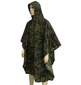 MILCOT MILITARY Camouflage Poncho DIGI-GREEN MILCOT MILITARY