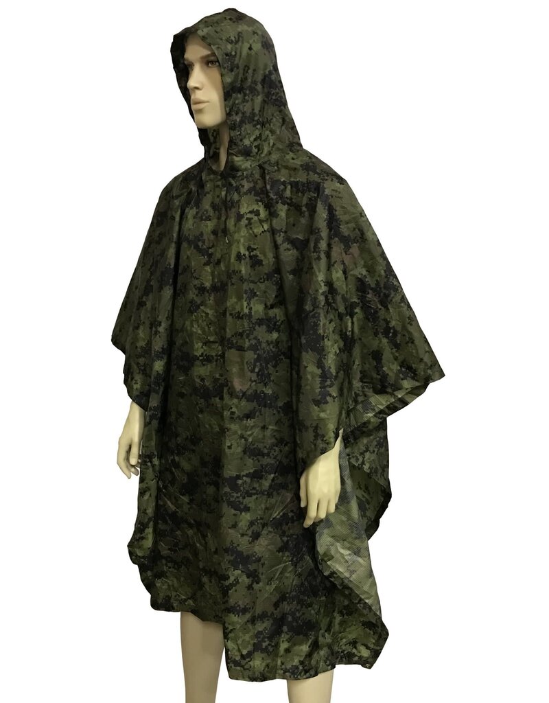 MILCOT MILITARY Camouflage Poncho DIGI-GREEN MILCOT MILITARY