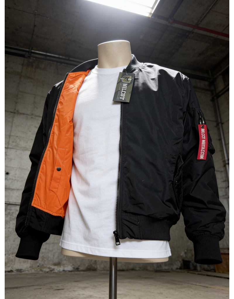 MILCOT MILITARY Manteau Aviation Bomber Milcot Military
