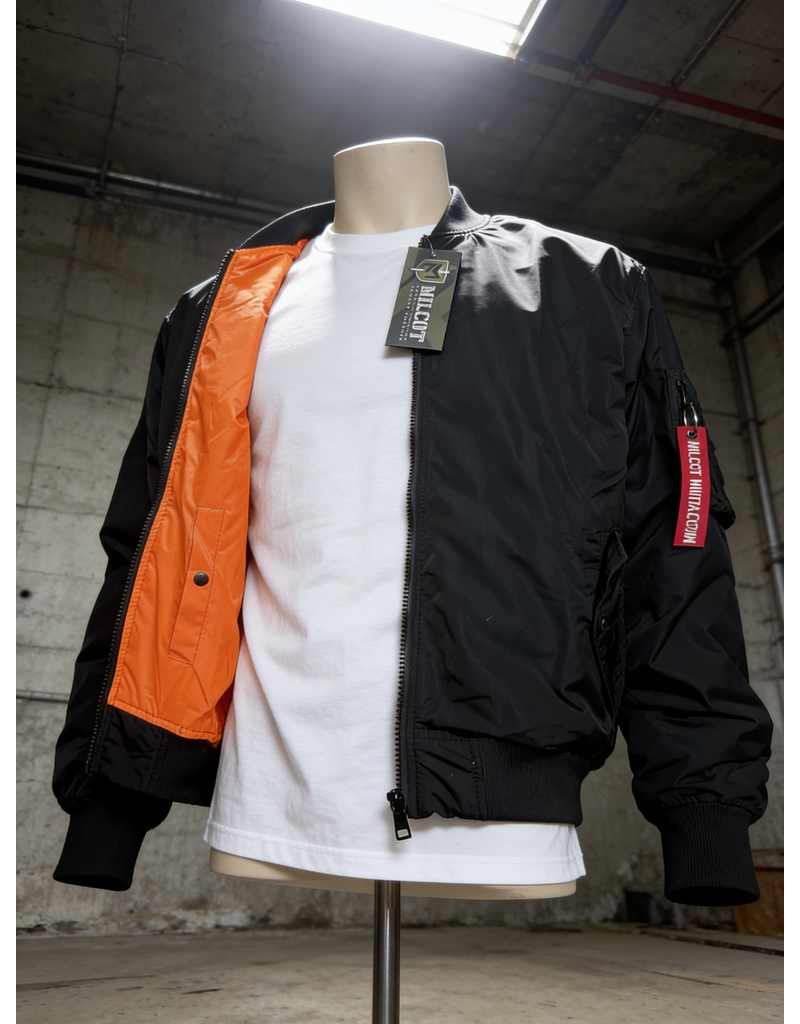 MILCOT MILITARY Milcot Military Aviation Bomber Coat