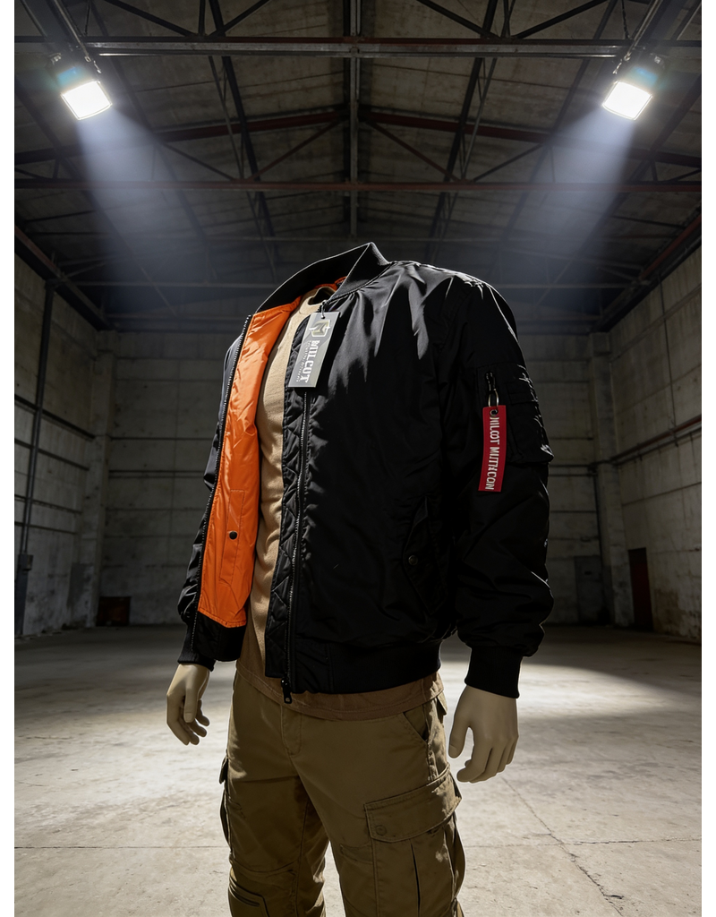 MILCOT MILITARY Manteau Aviation Bomber Milcot Military