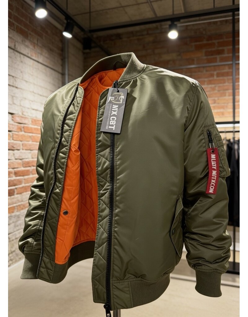 MILCOT MILITARY Milcot Military Aviation Bomber Coat