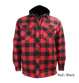 GATTS Gatts Pique Lined Hooded Work Shirt
