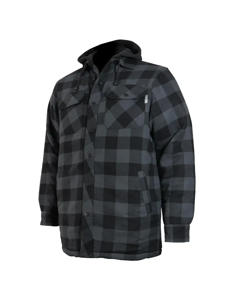 GATTS Chemise De Travail Doublée Piqué Capuche Gatts