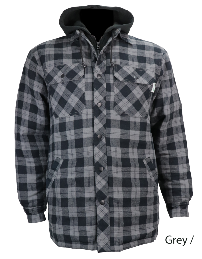 GATTS Chemise De Travail Doublée Piqué Capuche Gatts