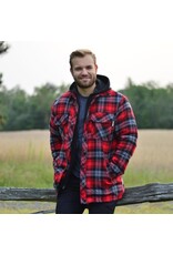 GATTS Chemise De Travail Doublée Piqué Capuche Gatts