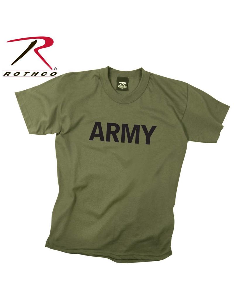 ROTHCO T-Shirt Enfant Style Militaire Army OD