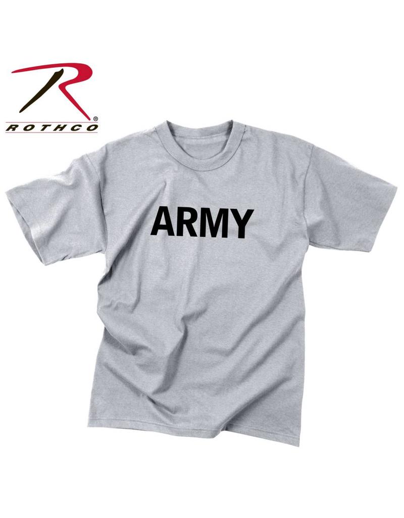 ROTHCO T-Shirt Enfant Style Militaire Army Gris