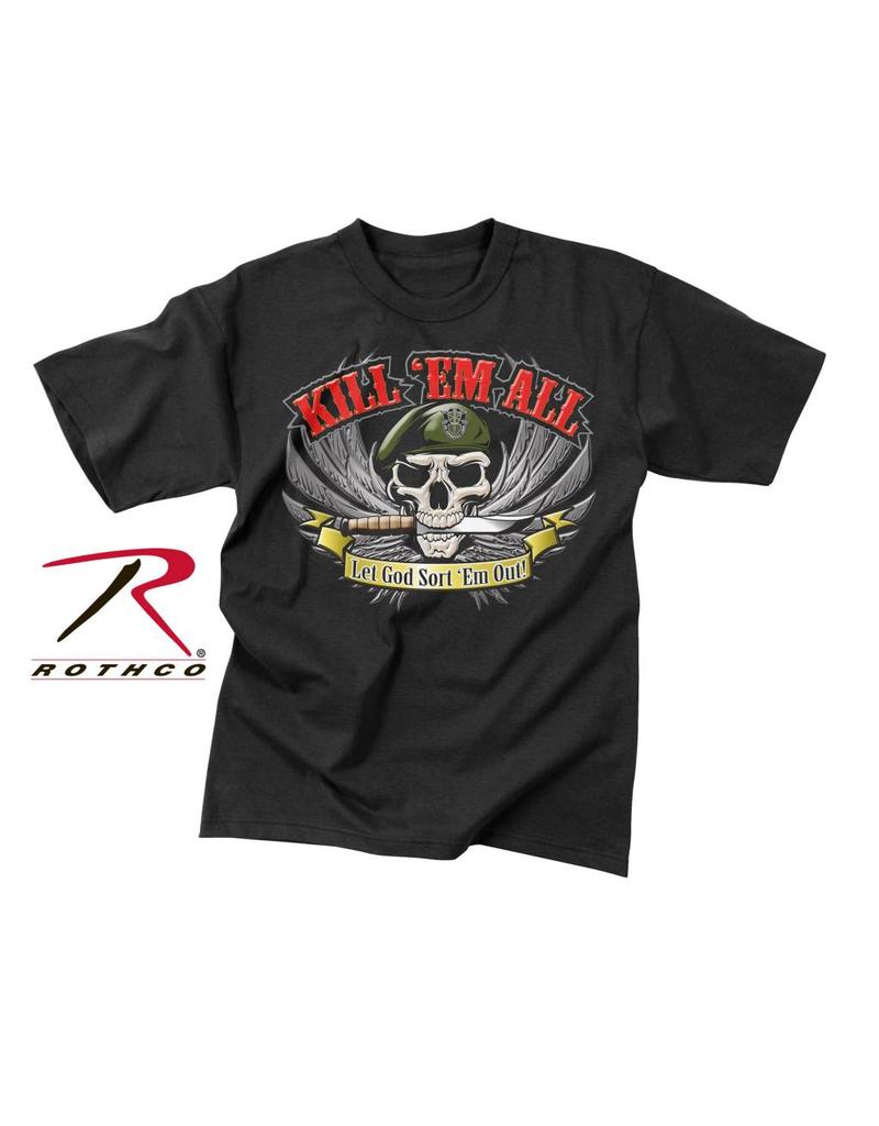 ROTHCO Chandail T-Shirt Rothco Kill 'Em All