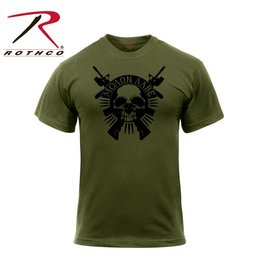 ROTHCO Chandail T-Shirt Rothco Molon Labe Skull