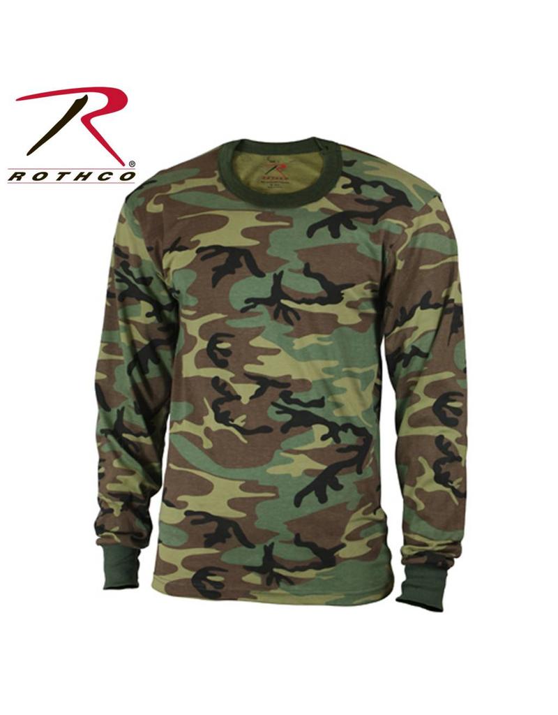 ROTHCO Rothco Kids Long Sleeve Woodland Camo T-shirt