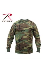 ROTHCO Rothco Long Sleeve Camo T-Shirt Woodland