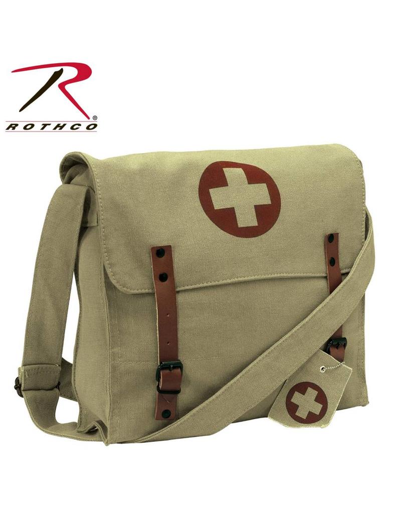 Rothco Vintage Medic Bag With Cross - Army Supply Store Military