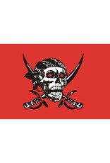 DRAPEAU IMPORT Drapeau Pirate Tout Red 2 Sabre