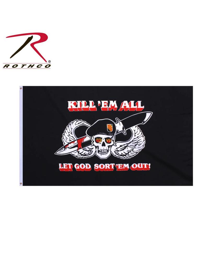 ROTHCO Rothco Kill 'Em All Flag