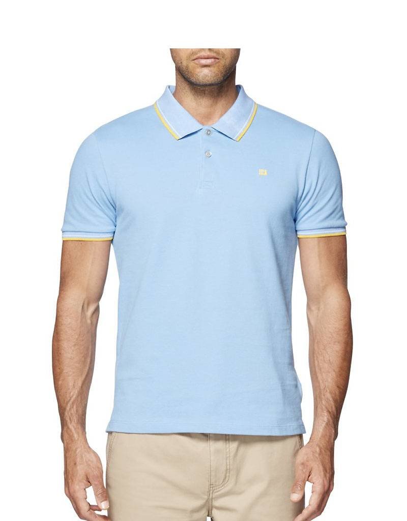 Ben Sherman Romford Polo Shirt | Light Blue - Mitchell McCabe Menswear