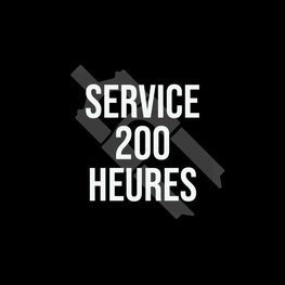 Fourche service 200 hrs (plus pièces)