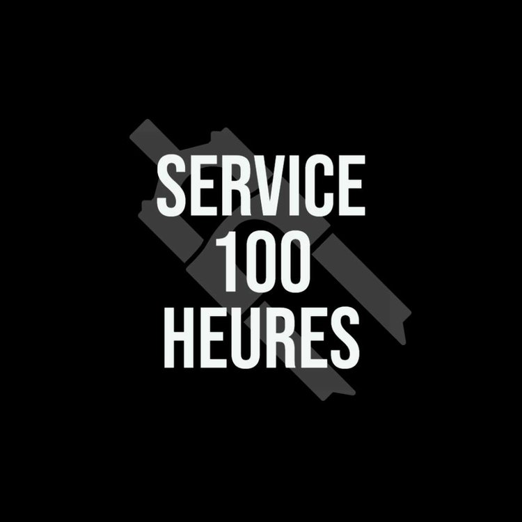 Fourche service 150 hrs (plus pièces si applicable)