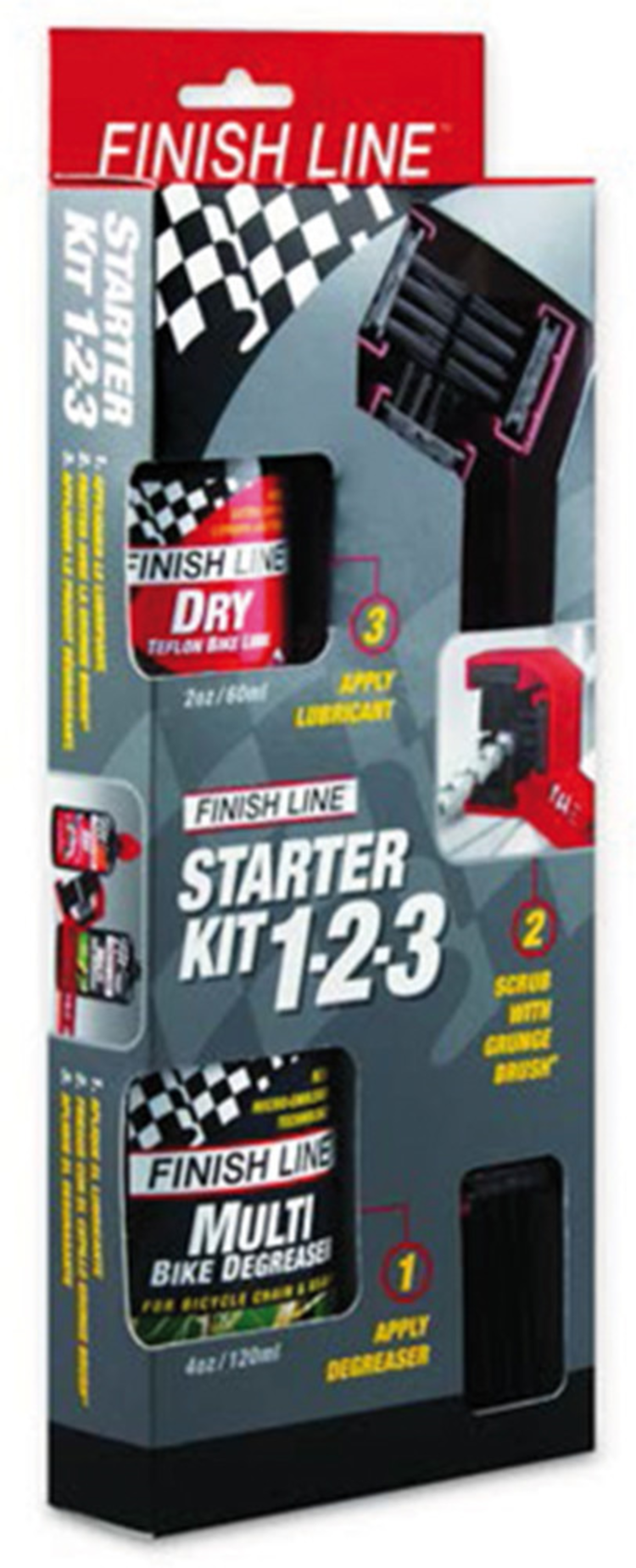 Finish Line KIT DE NETTOYAGE 1-2-3