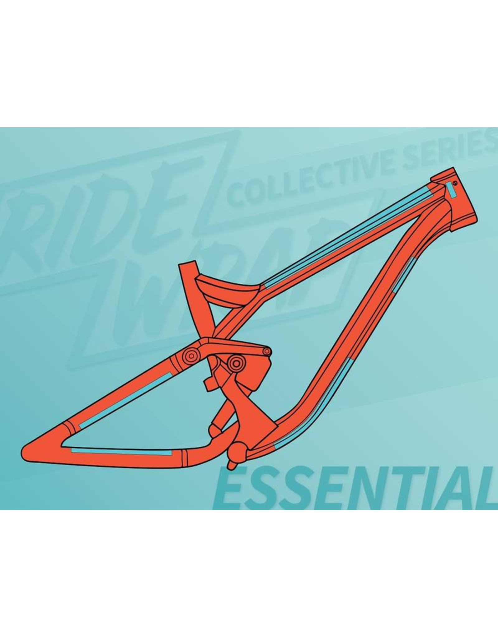 Ridewrap Essential Frame Protection Kit, Collective Series, Clear Gloss Finish