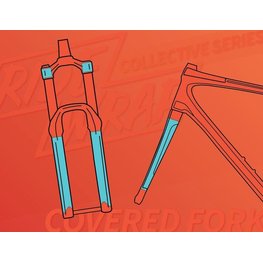 Ridewrap Protection pour fourche, Collective Series, fini lustré