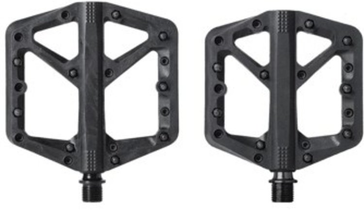 CRANK BROTHERS Pédale plate, montagne, STAMP1, petit, noir