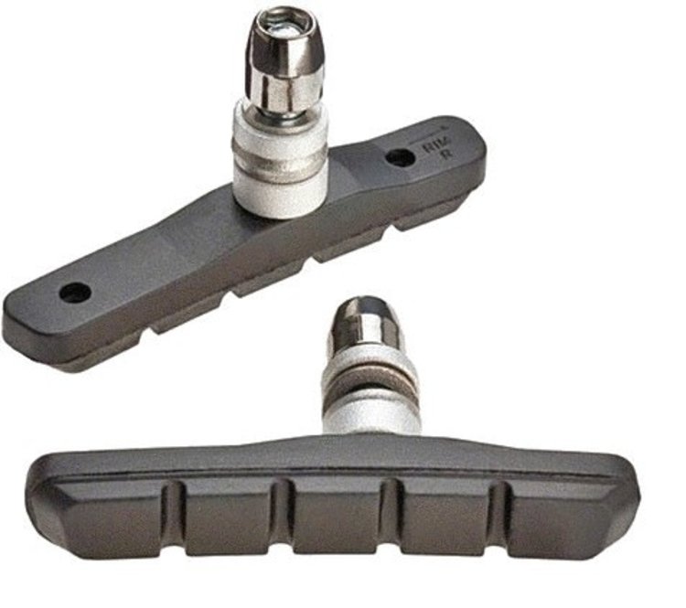 Patins de frein en V, Toutes conditions, Noir, paire