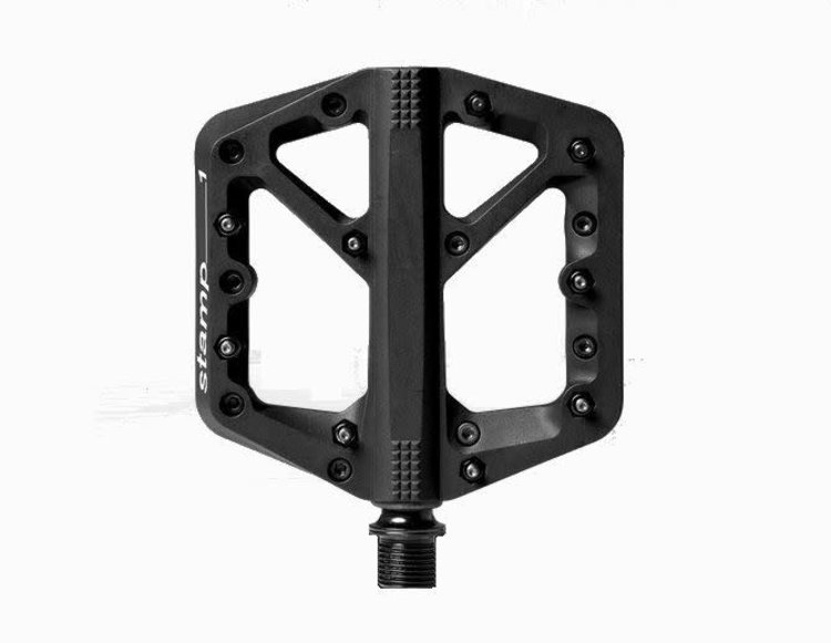 CRANK BROTHERS Pédale plate, montagne, STAMP1, petit, noir