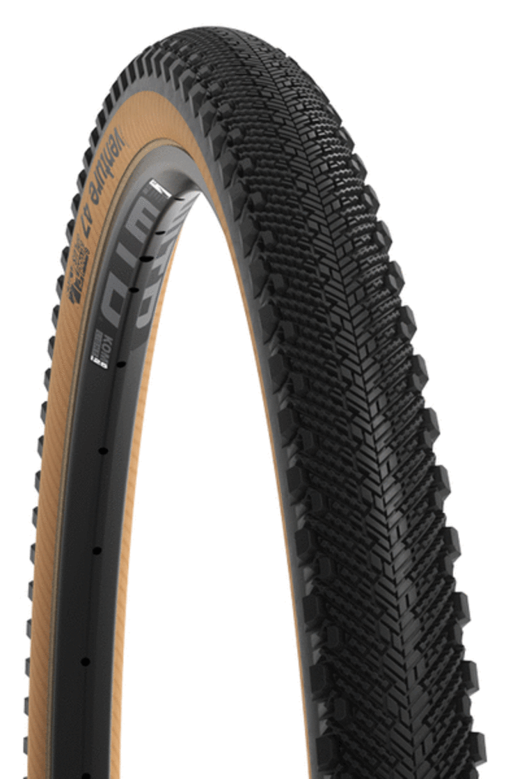 WTB WTB VENTURE 650x47 tire, TCS tubeless ready, brown sidewall.