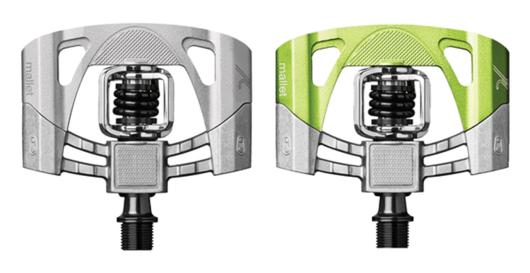 CRANK BROTHERS Pédale plate montagne, Mallet-2, argent