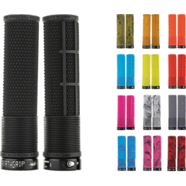 DMR Poignée DMR jaune fluo Dead Grip épaisse.