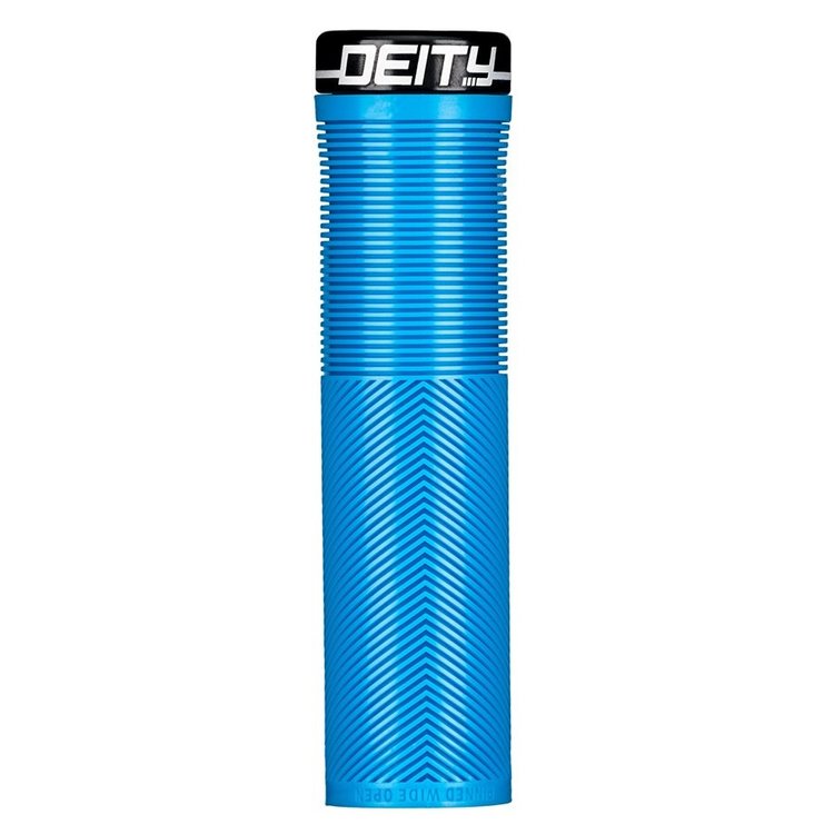 Deity Poignées a collet, Knuckleduster, Lock Grips, 132mm, Blue