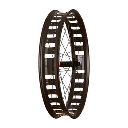 Wheel Shop Roue avant pour Fat, noir/ Novatec, Trous: 32, 15mm TA, 150mm, Disque IS 6-boulons