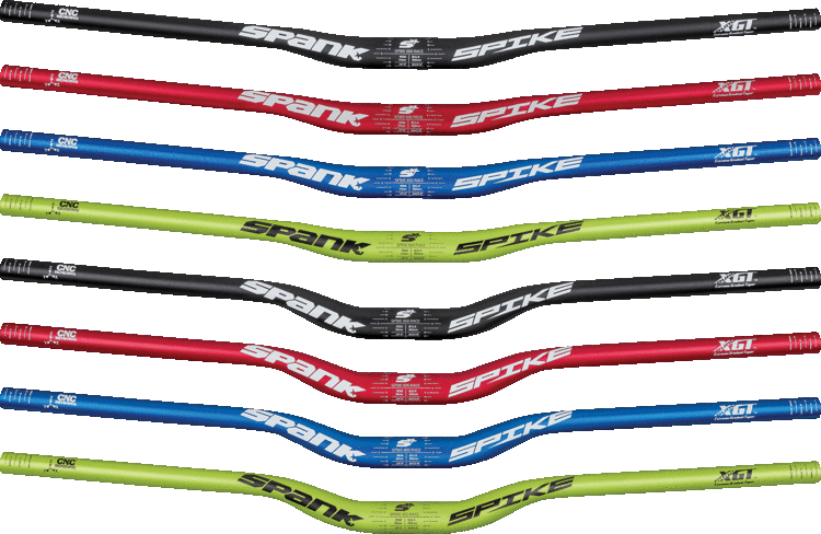 SPANK Guidon montagne, Spike 800mm, bleu