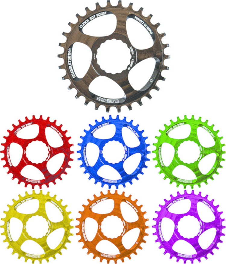 BLACKSPIRE Plateau 30t, Race Face Cinch, noir