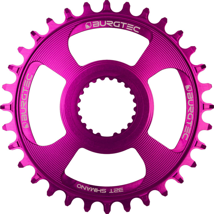 Burgtec Chainring, Sram GXP, 3mm Boost Offset, 30T, Purple