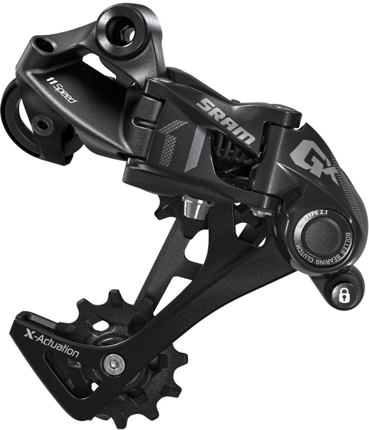 Sram Dérailleur arrière, GX 11 vitesse, cage longue, noir