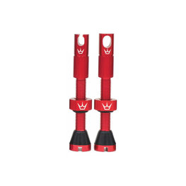 PEATYS Tubeless valves, 42mm, red, 2 pack