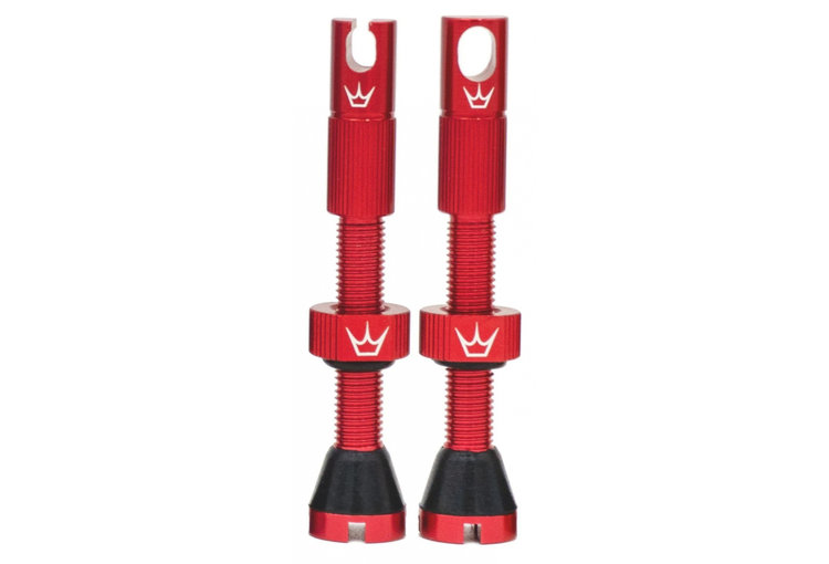 PEATYS Tubeless valves, 42mm, red, 2 pack