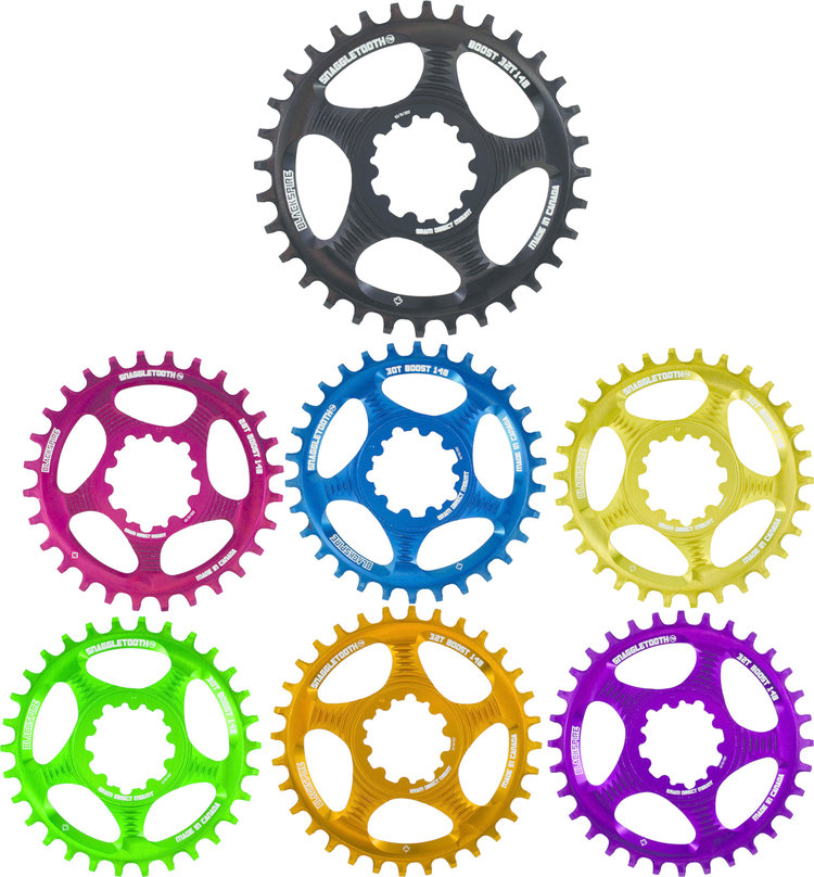 BLACKSPIRE Snaggletooth chainring, Sram direct mount, 3mm offset, Boodt, 30T, Gold