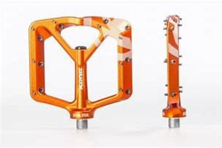 Pédales Kona Wah Wah 2, aluminium, Orange