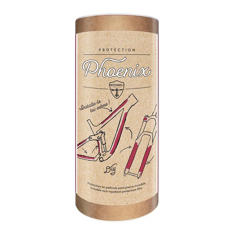 Bikeshield Protection Protection cadre VTT, avec protection fourche, lustré