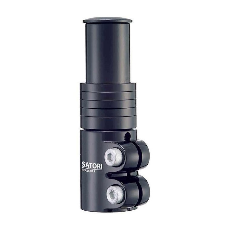Varia Stem Extension, ST: 28.6mm, Black, 50-80mm