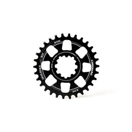 Chromag Plateau Sequence, 30T Sram dirct mount, 6mm décalage, noir.